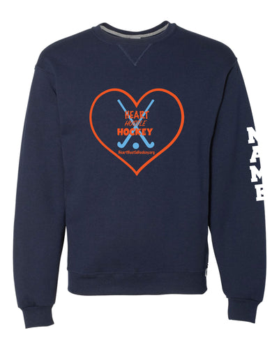 H3 Field Hockey Russell Athletic Cotton Crewneck Sweatshirt - Navy - 5KounT