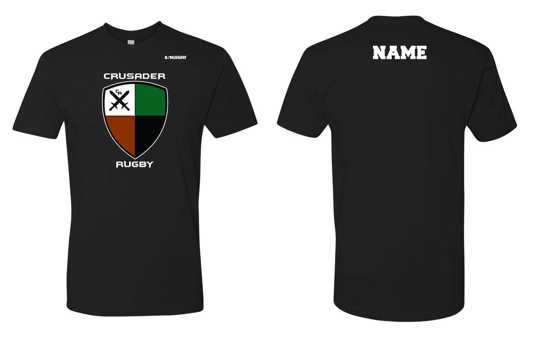 Crusader Rugby Cotton Crew Tee - Black - 5KounT
