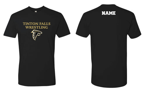 Tinton Falls Wrestling Cotton Crew Tee - Black - 5KounT