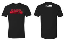 Jr. Knights Wrestling Cotton Crew Tee - Black - 5KounT