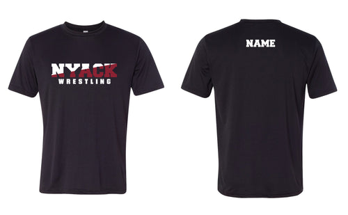 Nyack Wrestling Cotton Crew Tee - Black