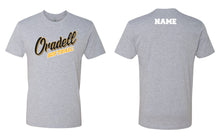 Oradell Softball Cotton Crew Tee - Gray - 5KounT