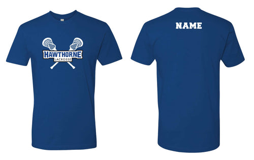 Hawthorne Lacrosse Cotton Crew Tee - Royal