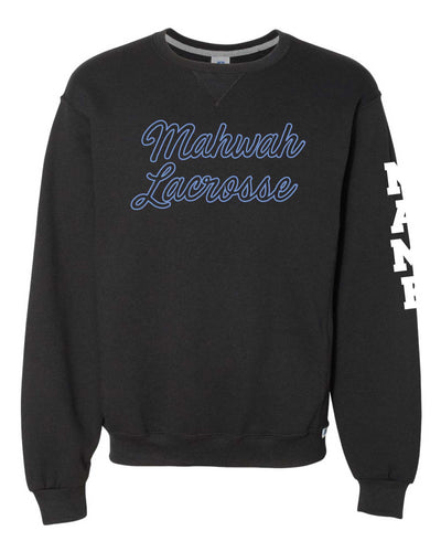 Mahwah Lacrosse Russell Athletic Cotton Sweatshirt - Black