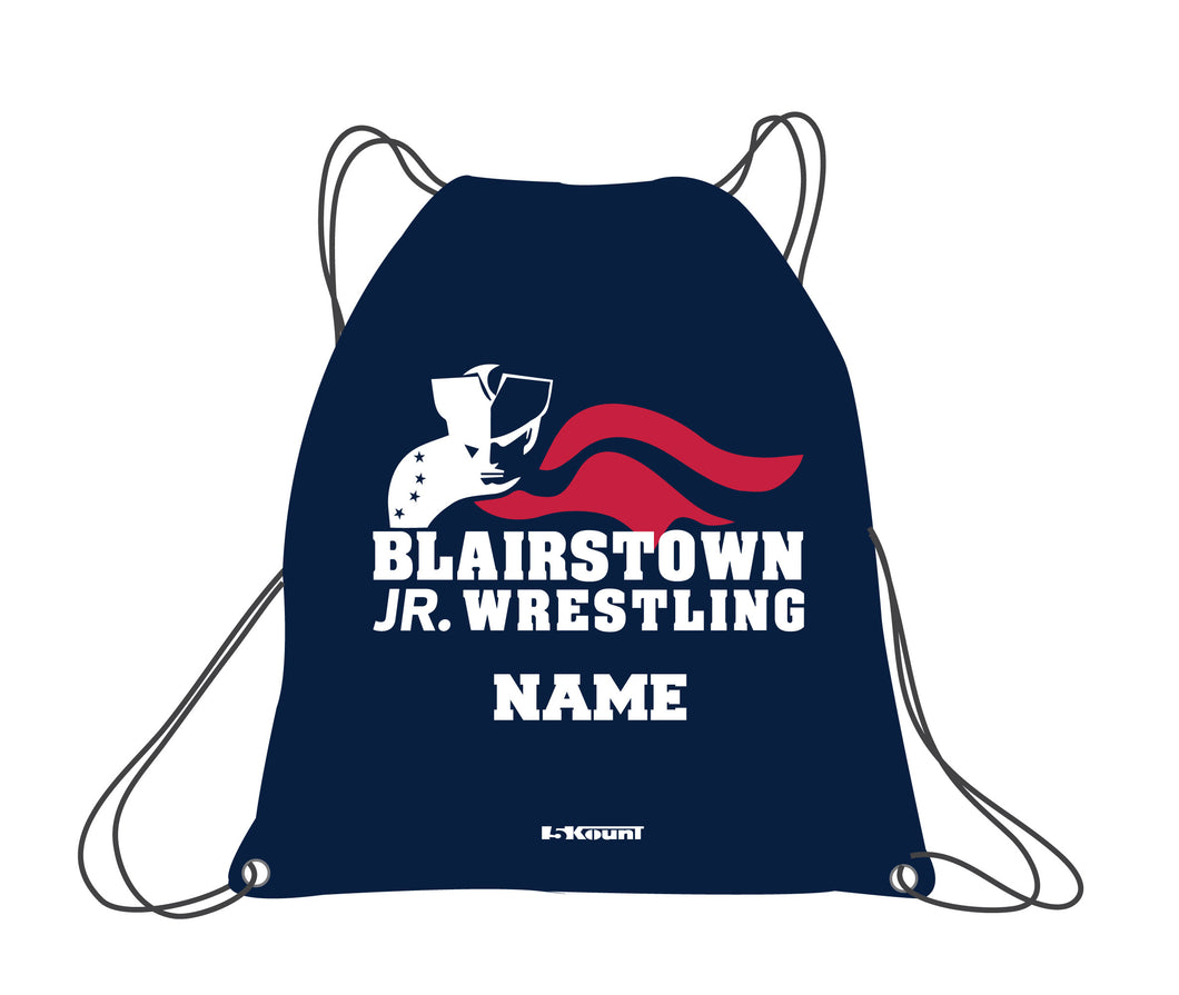 Blairstown Wrestling Sublimated Drawstring Bag - 5KounT