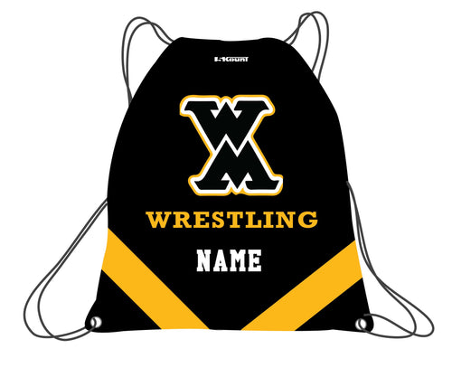 West Marshall Wrestling Sublimated Drawstring Bag - 5KounT