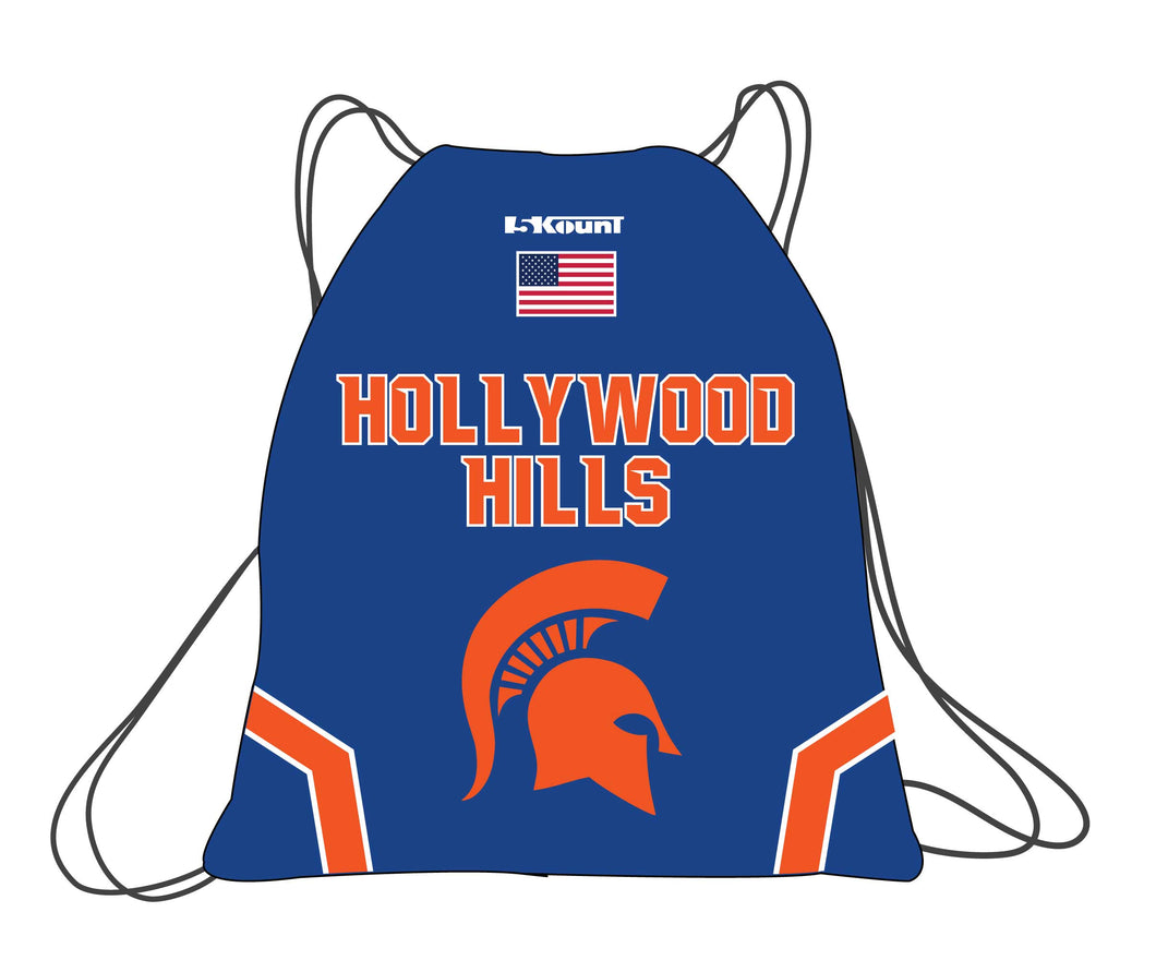 Hollywood Hills Wrestling Drawstring Bag