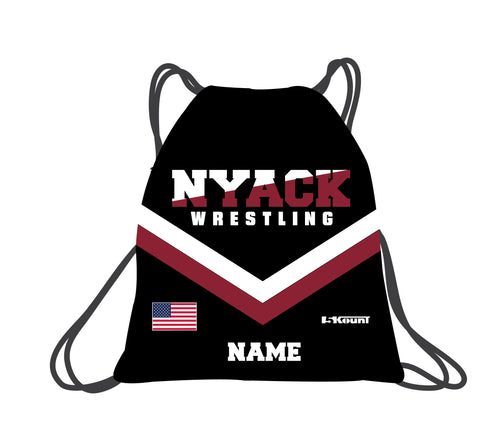 Nyack Wrestling Sublimated Drawstring Bag