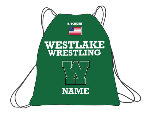 Westlake Wrestling Sublimated Drawstring Bag
