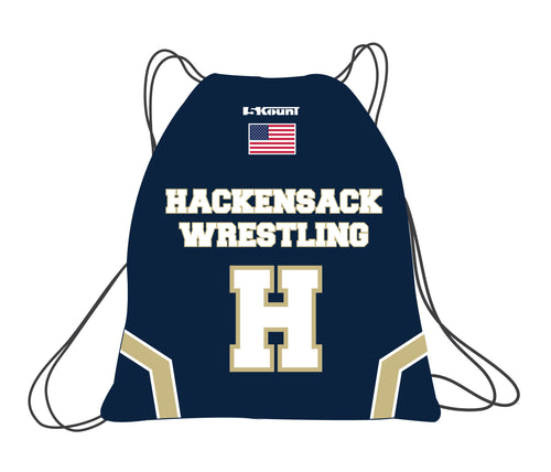 Hackensack Wrestling Sublimated Drawstring Bag
