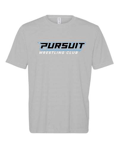 Pursuit Wrestling Club Dryfit Performance Tee - Gray
