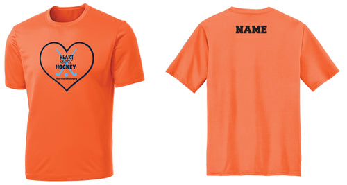 H3 Field Hockey Dryfit Performance Tee - Orange - 5KounT