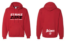 Strike Zone Russell Athletic  Cotton Hoodies - Black/Red - 5KounT