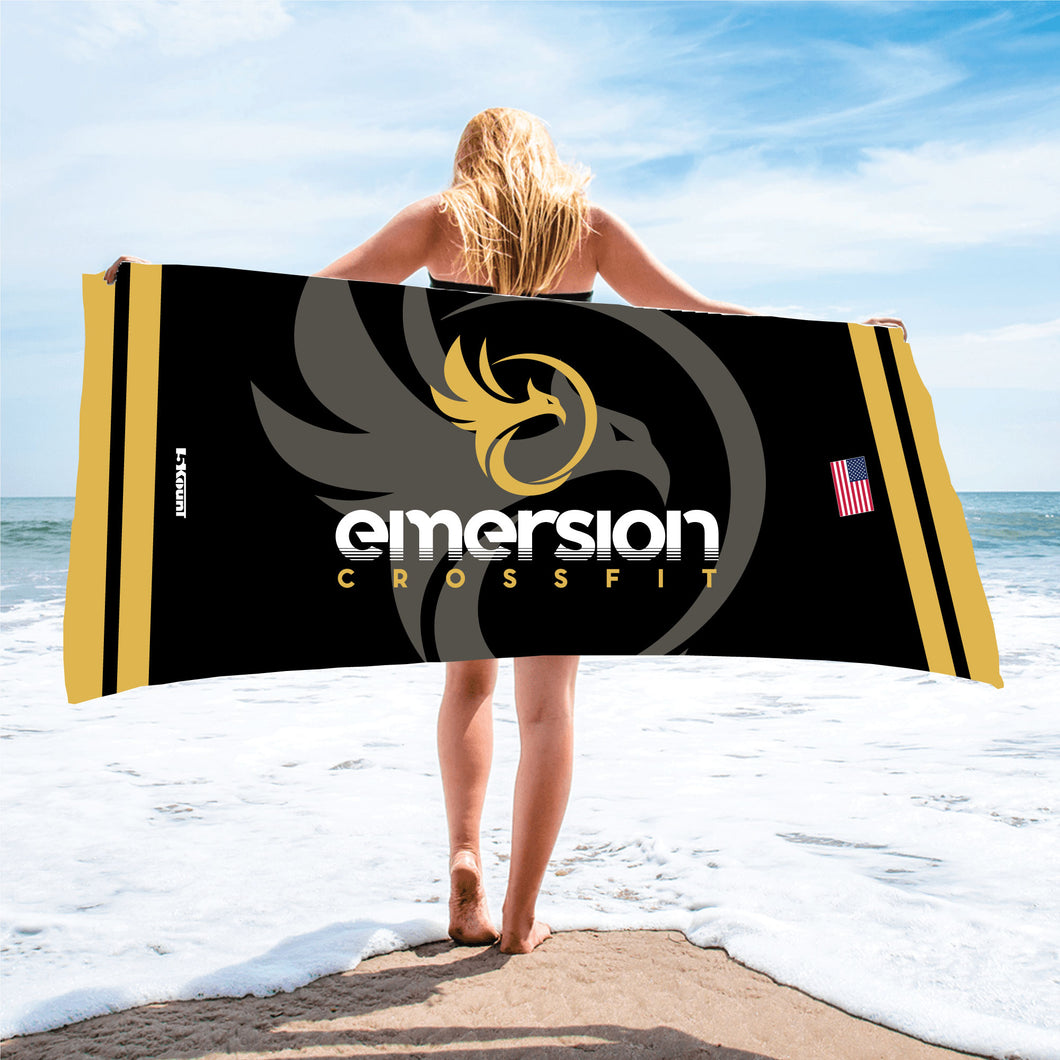 Emersion Crossfit Sublimated Beach Towel - 5KounT2018