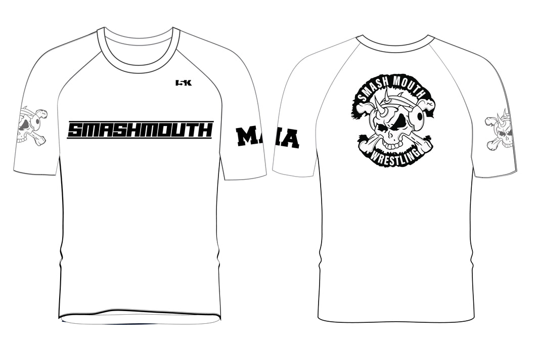 SmashMouth Wrestling Sublimated Fight Shirt - White