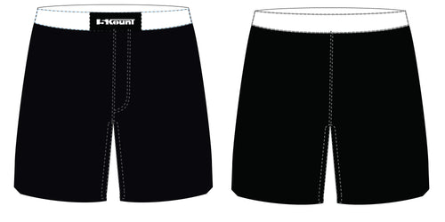 Custom Sublimated Fight Shorts - BLACK - 5KounT
