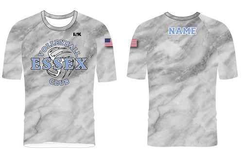 Essex Volleyball Sublimated Practice Shirt - White Marble - 5KounT2018