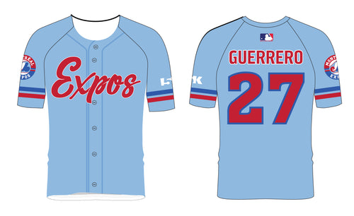 Montreal Expos Baseball Sublimated Jersey - Vladimir Guerrero - 5KounT
