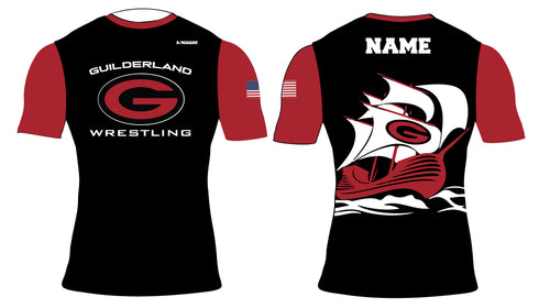 Guilderland Wrestling Sublimated Compression Shirt - 5KounT2018