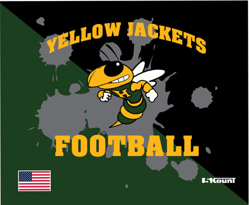 Yellow Jackets Football Sublimated Mousepad - 5KounT2018