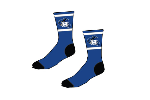 Hawthorne Football Sublimated Socks - Royal