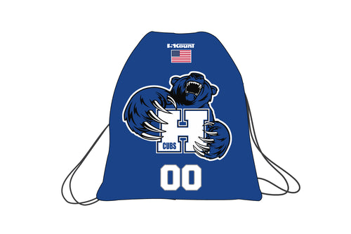Hawthorne Football Sublimated Drawstring bag