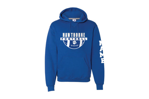 Hawthorne Football Russell Athletic Cotton Hoodie - Royal