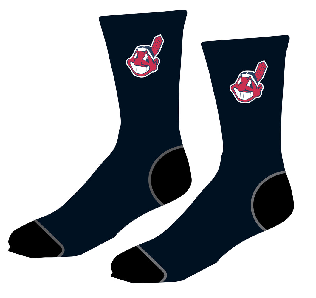 Indians Baseball Sublimated Socks - 5KounT2018