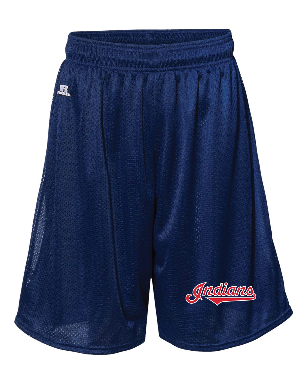 Indians Baseball Russell Athletic Tech Shorts - Navy - 5KounT2018
