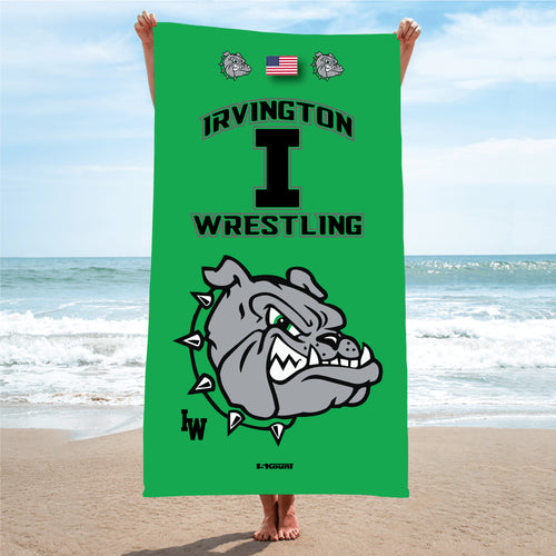 Irvington Wrestling Sublimated Beach Towel - 5KounT2018