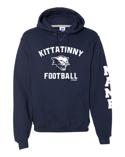 Kittatinny Football Russell Athletic Cotton Hoodie - Navy - 5KounT2018