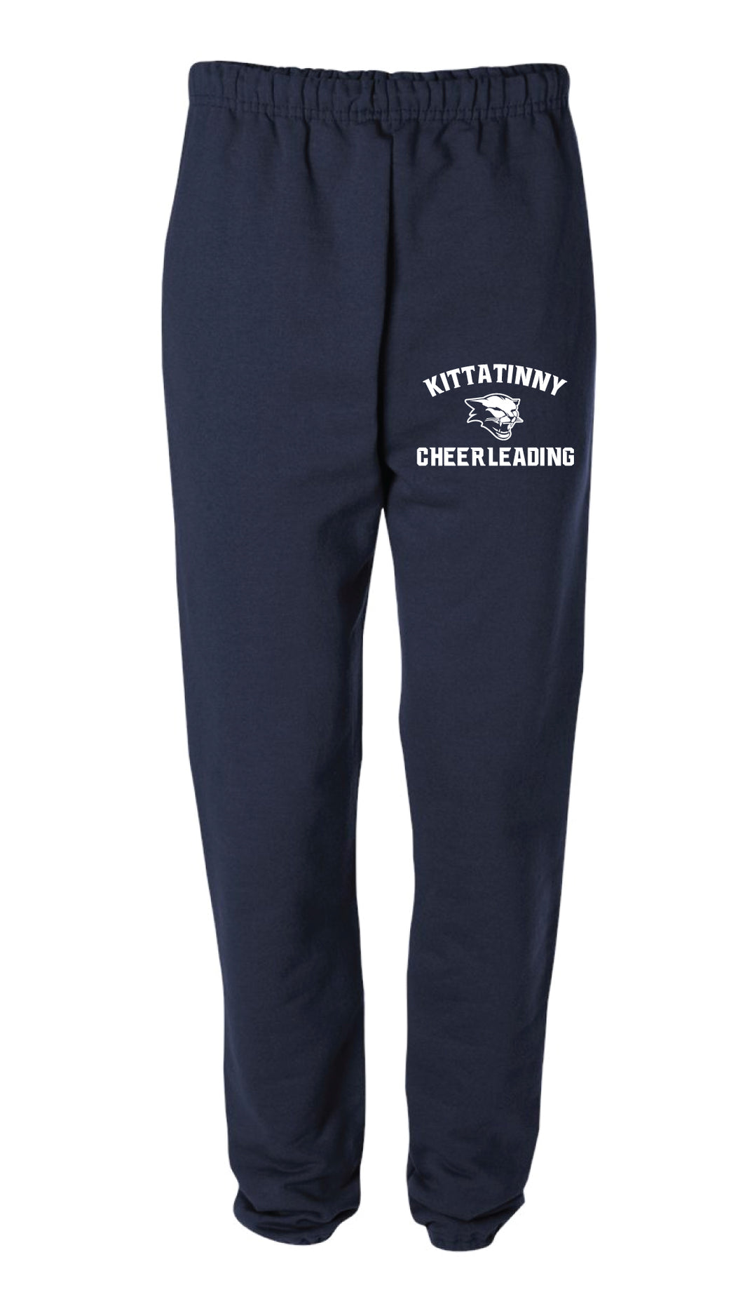 Kittatinny Cheer Cotton Sweatpants - Navy - 5KounT2018
