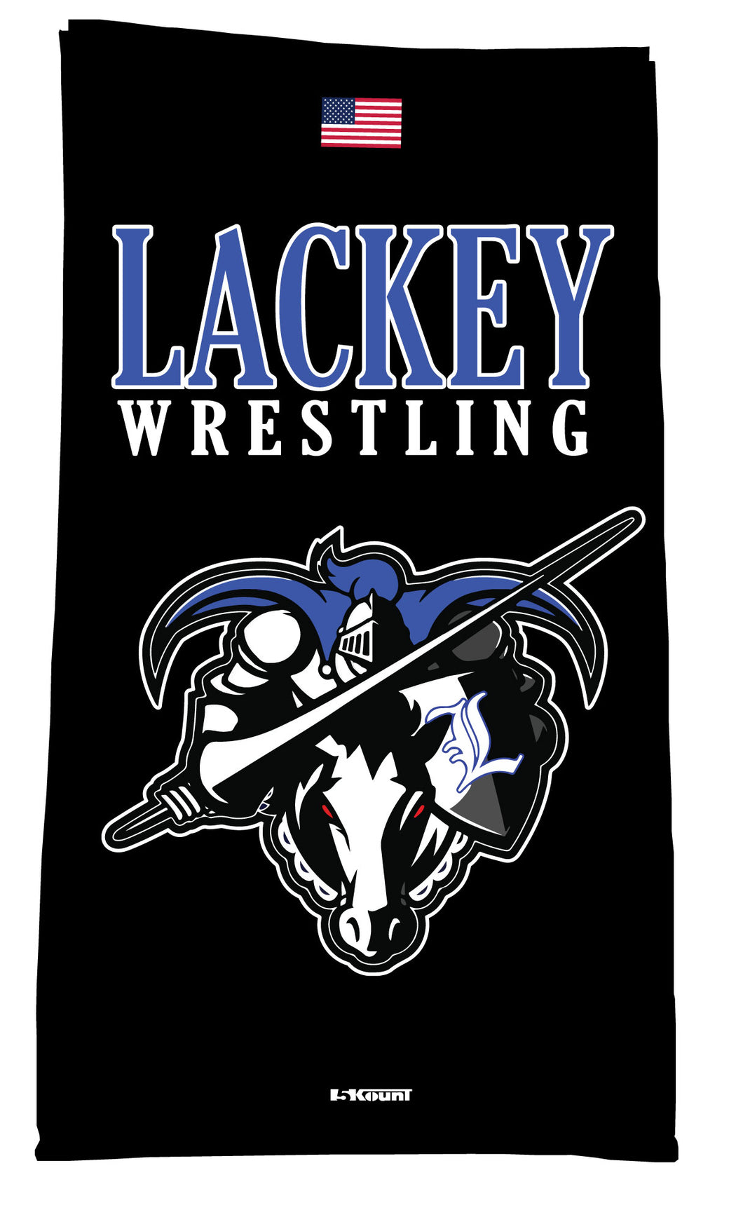 Lackey Wrestling Sublimated Beach Towel - 5KounT2018