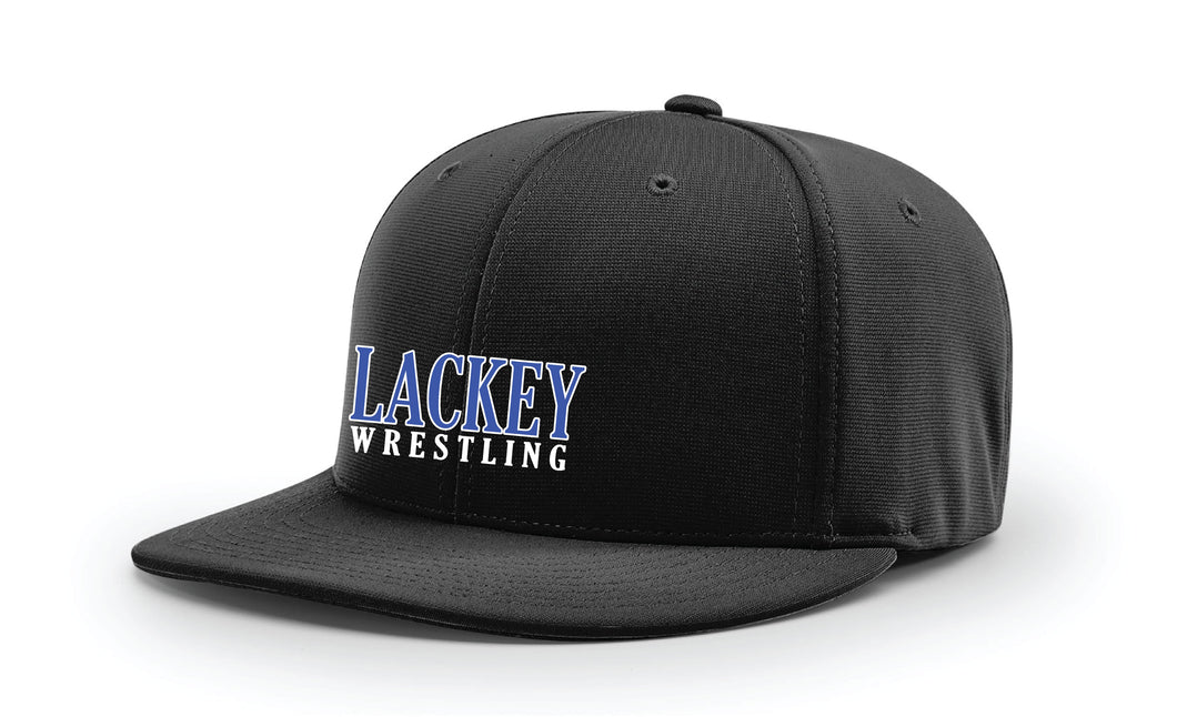 Lackey Wrestling Flexfit Cap - Black - 5KounT2018