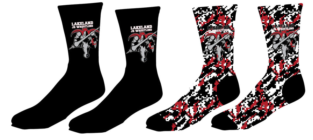 Lakeland Wrestling Sublimated Socks - 5KounT