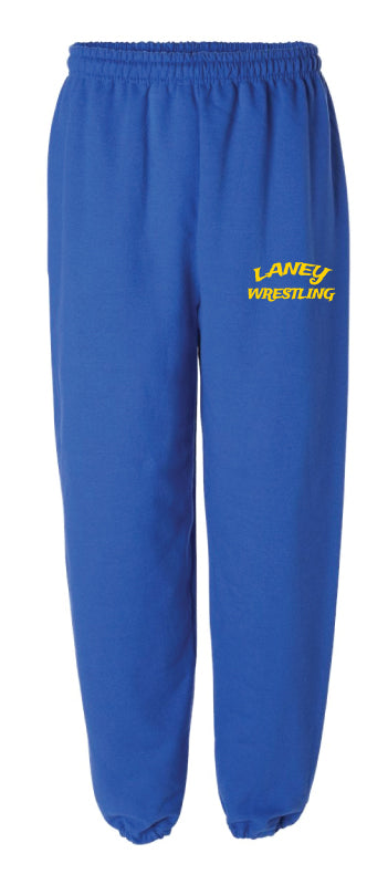 Laney Wrestling Cotton Sweatpants - Royal - 5KounT