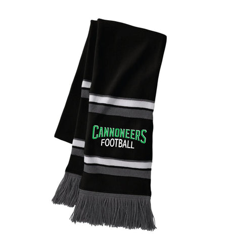 Cannoneers Football Scarf - Black / White / Graphite - 5KounT2018