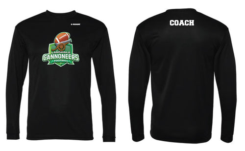 Cannoneers Football Long Sleeve DryFit Shirt - Black / Coach - 5KounT2018