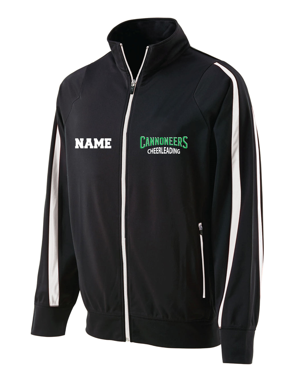 Cannoneers Cheer Full Zip Determination Jacket Black