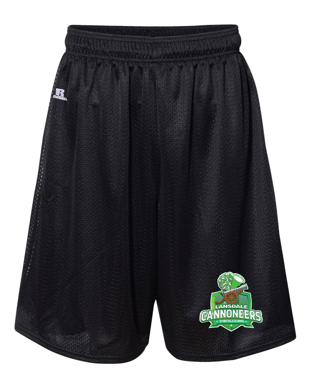 Cannoneers Cheer Russell Athletic Tech Shorts - Black - 5KounT2018