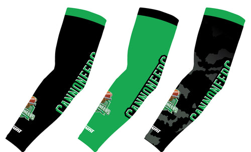 Cannoneers Football Sublimated Compression Sleeves - Black / Green / Camo - 5KounT2018