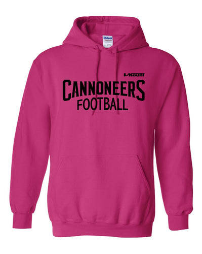 Cannoneers Football Russell Athletic Breast Cancer Awareness Cotton Hoodie - Pink - 5KounT2018