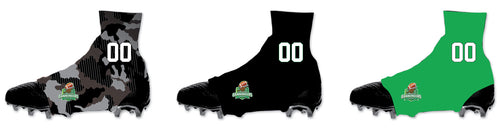 Cannoneers Football Sublimated Cleat Covers - Black / Green / Camo - 5KounT2018