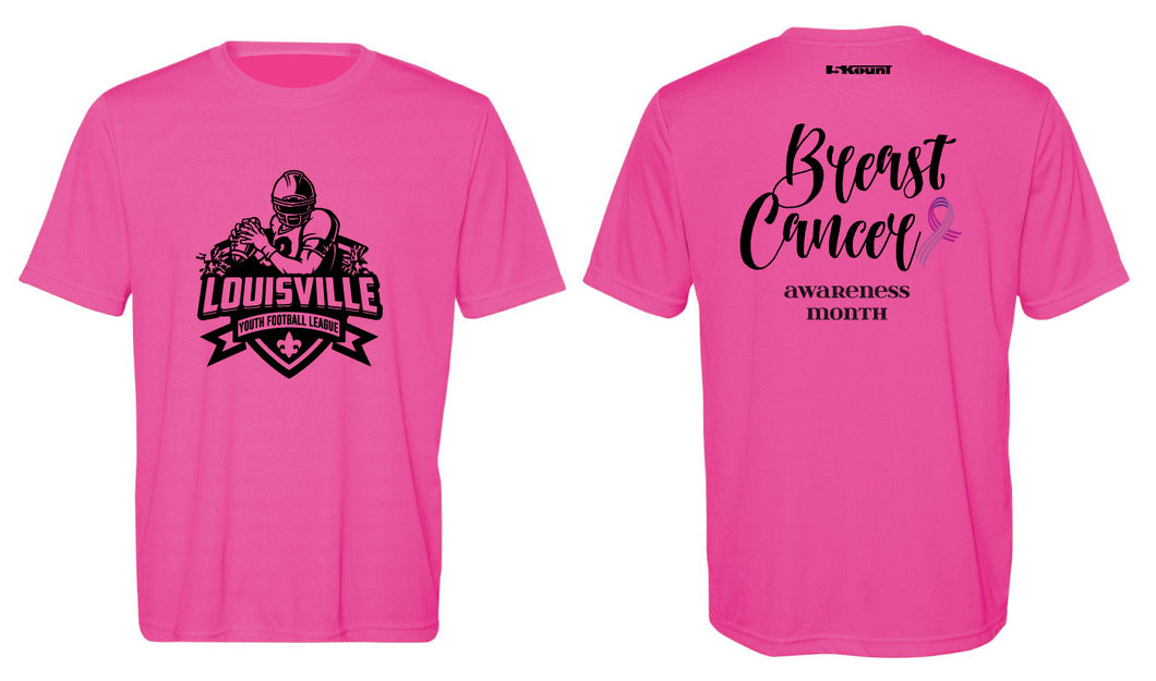 Louisville Football Men's DryFit Performance Tee -  Sport Charity Pink - 5KounT2018