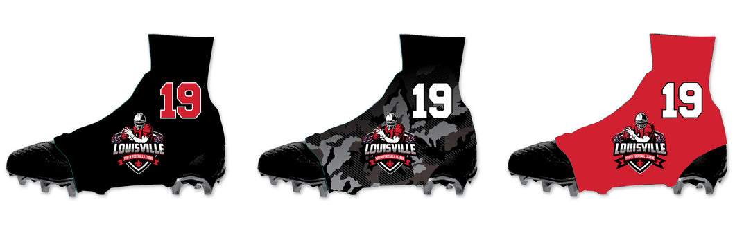 Louisville Football Sublimated Spats (Cleat Covers) - 5KounT2018