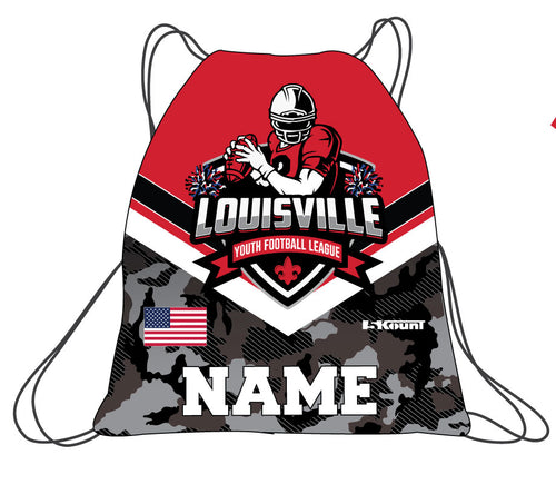Louisville Football Sublimated Drawstring Bag - 5KounT2018