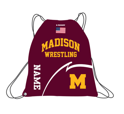 Madison Wrestling Sublimated Drawstring Bag - 5KounT2018