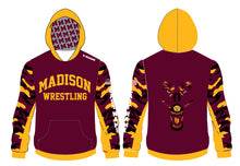 Madison Wrestling Sublimated Hoodie - Maroon - 5KounT2018