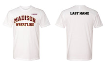 Madison Wrestling Cotton Tee - Black / White / Gray - 5KounT2018