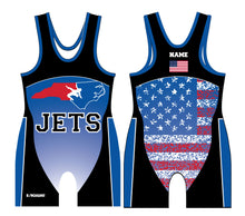 NC Jets Wrestling Sublimated Men's Singlet - Design 1